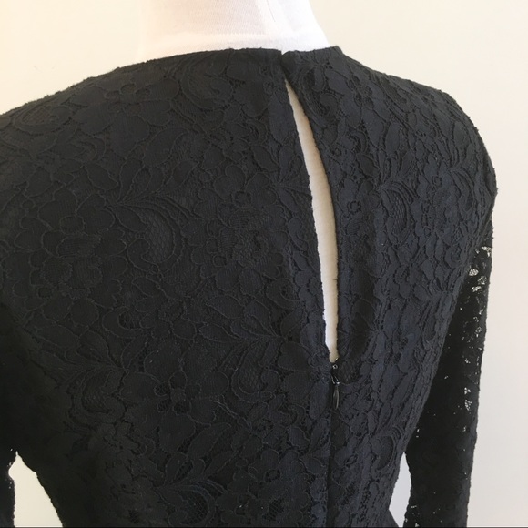 J. Crew Black Floral Lace Dress - Picture 7 of 12